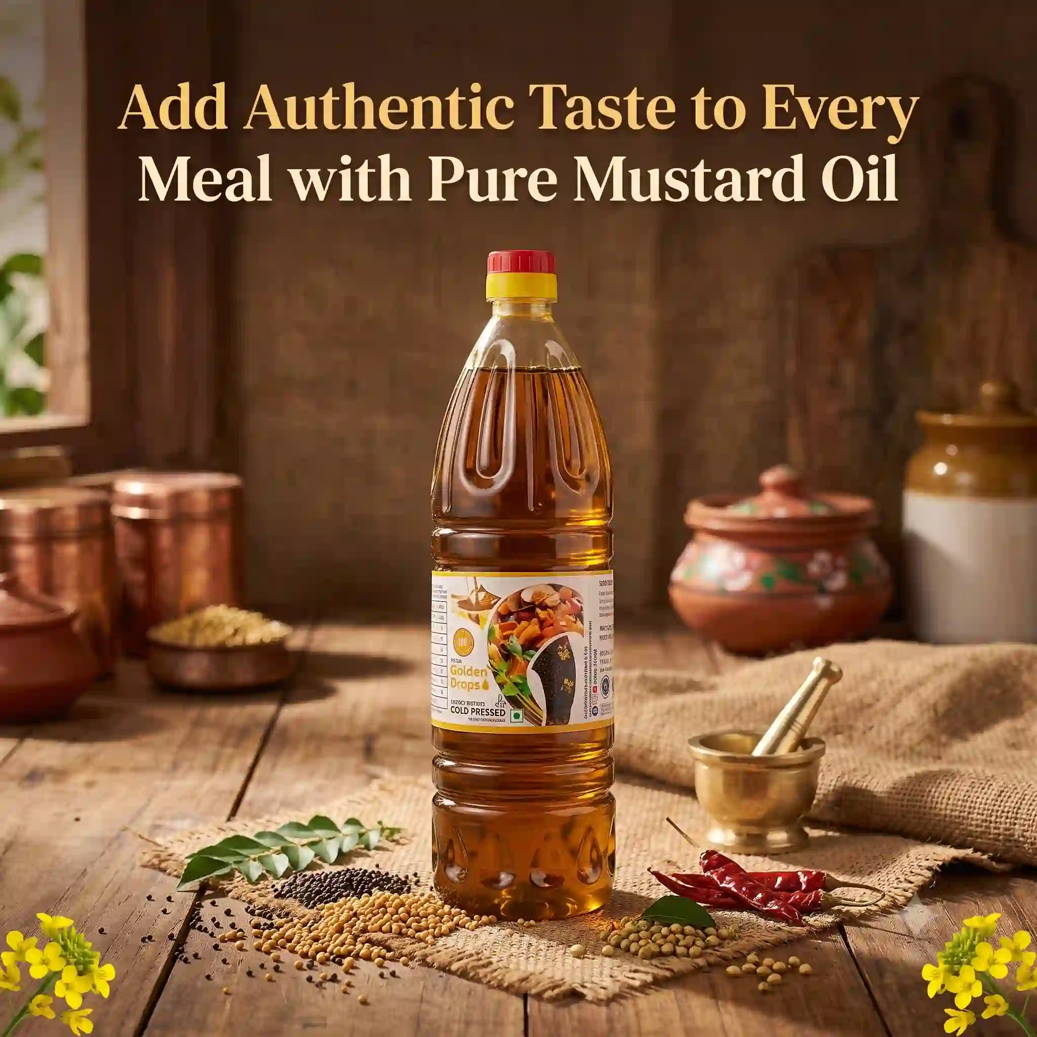 Add Authentic Taste to Every Meal with Pure Mustard Oil