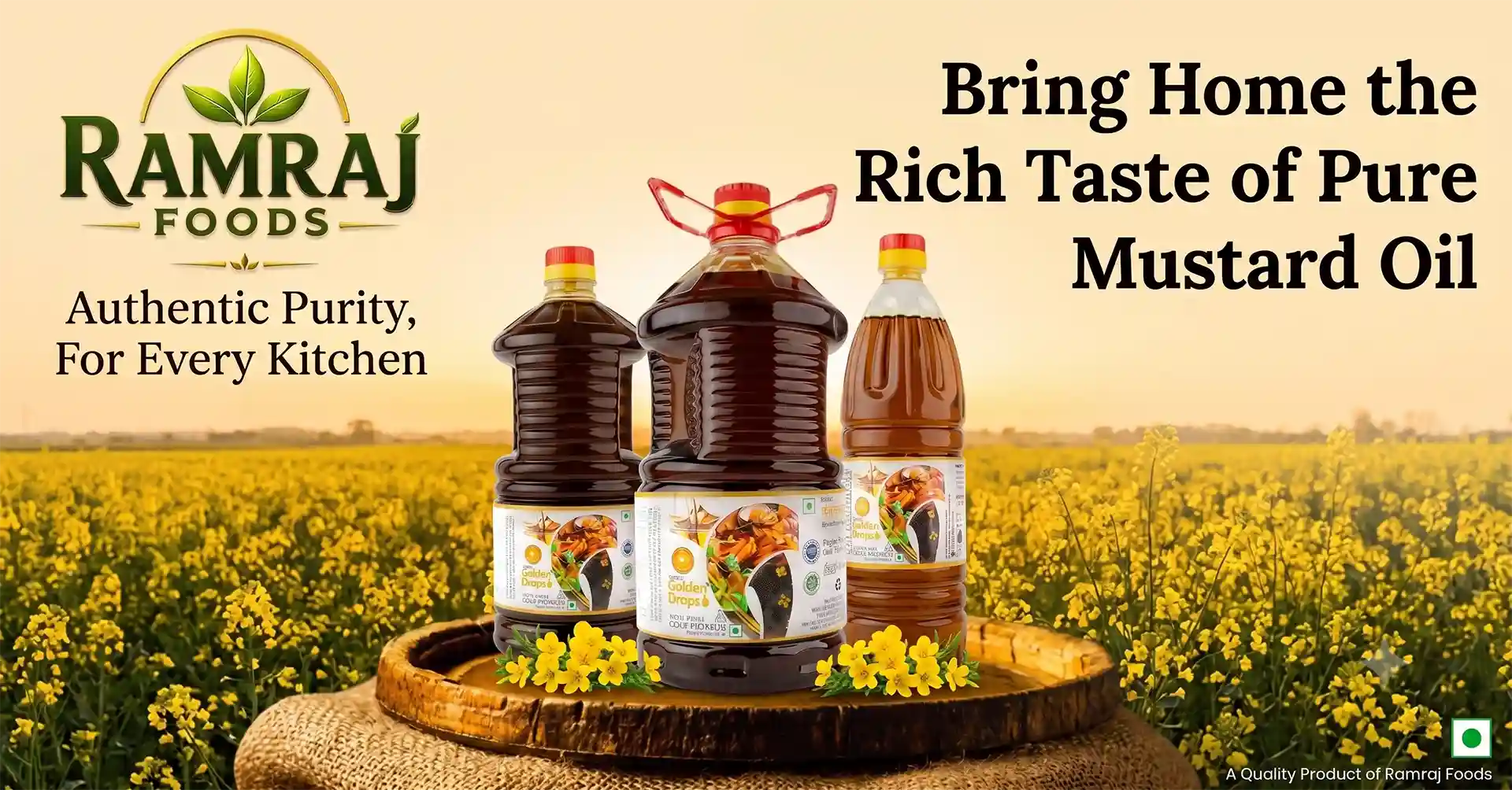 Bring Home the Rich Taste of Pure Mustard Oil