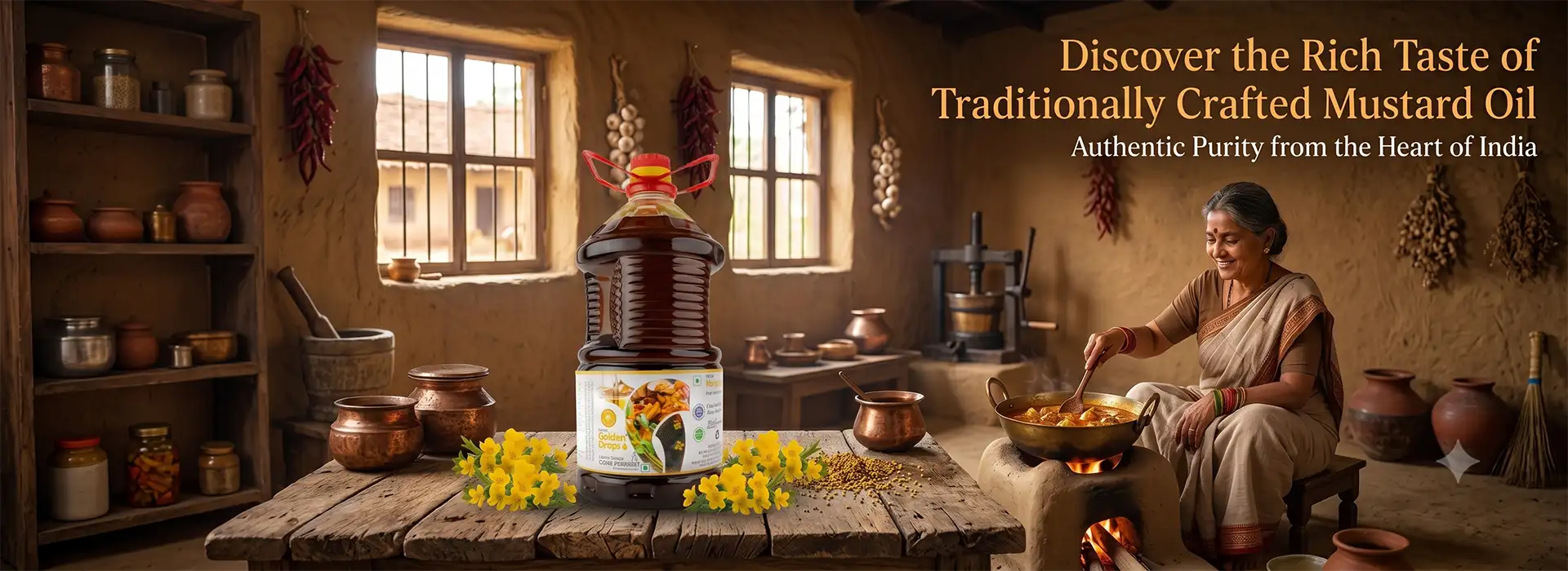 Discover the Rich Taste of Traditionally Crafted Mustard Oil